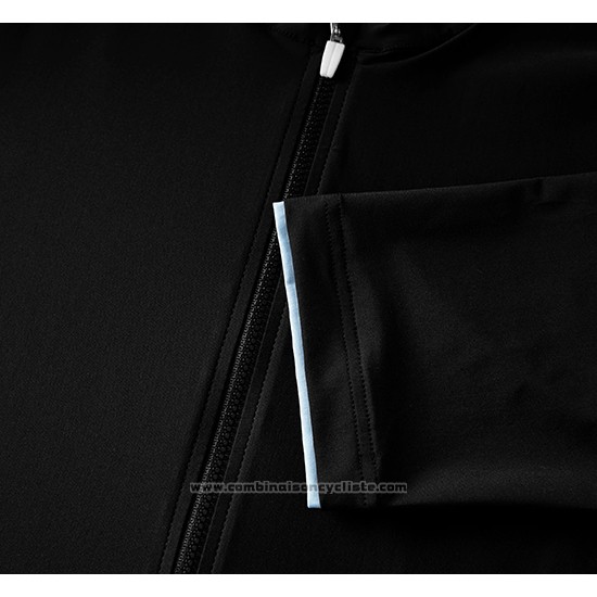 2019 Maillot Cyclisme La Passione Noir Blanc Manches Courtes et Cuissard